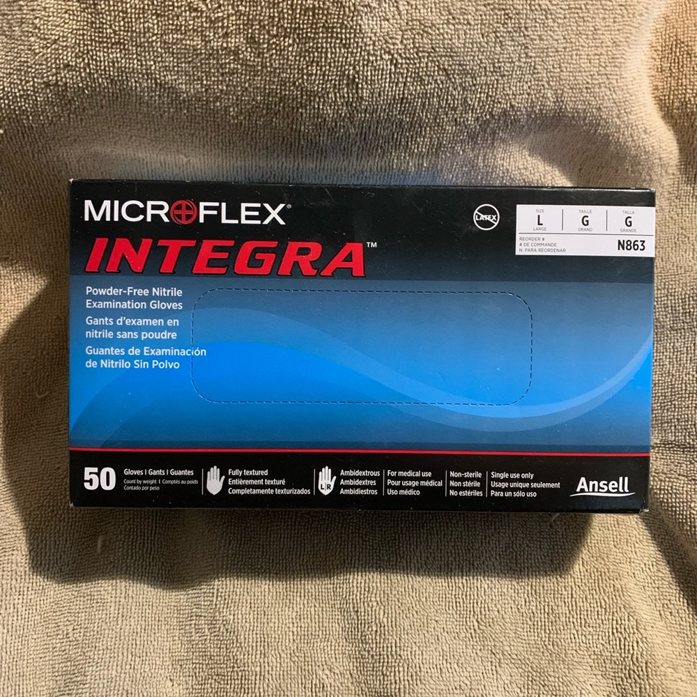 Micro flex Integra protective non latex disposable gloves , powder free …